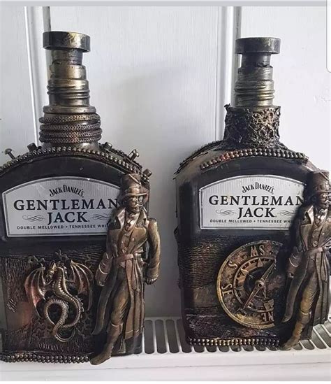 Steampunk Jack Daniels Bottles Gentleman Jack