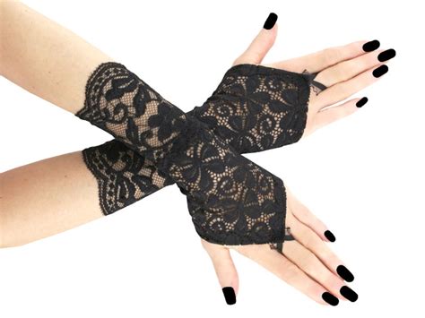 Gloves Fingerless Gloves Formal Gloves Evening Wrist Gloves Women Gloves Lace Glove Gothic