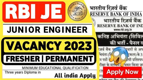 Rbi Je Recruitment Rbi Je Vacancy Rbi Recruitment