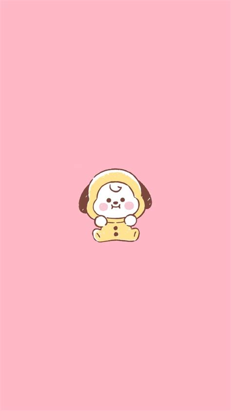 Bt21 Jimin Chimmy Wallpaper Jimin Wallpaper Ipad Wallpaper Pink