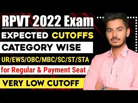 RPVT 2022 Category Wise Expected Cutoff Regular Payment Seat Cutoff