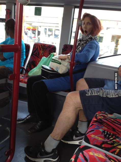 This Woman Kept Looking At Me At The Bus Wtf 9GAG