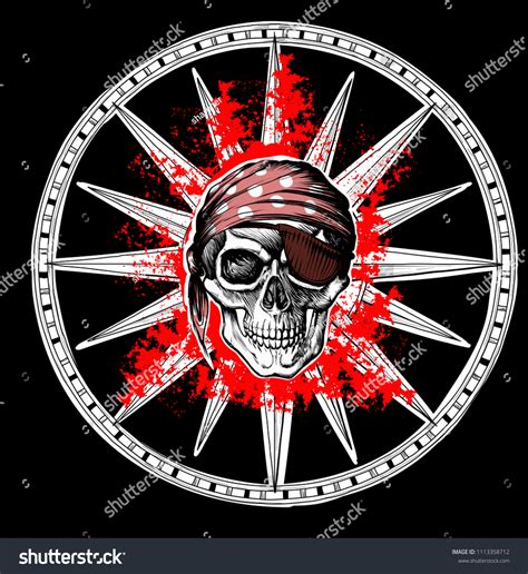 Pirate Symbol Jolly Roger Skull On Stock Vector Royalty Free