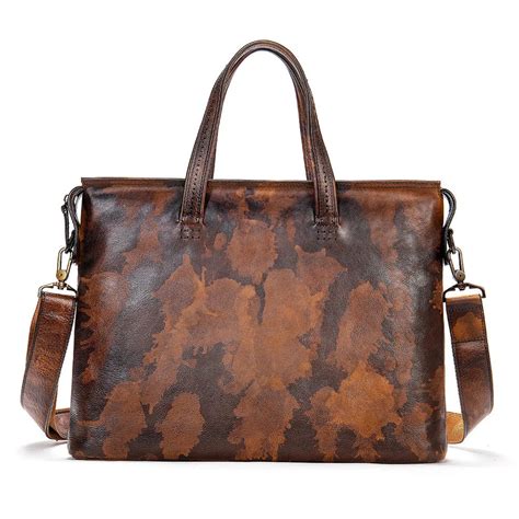 Vintage Luxury Leather Briefcase For Men