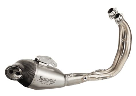 Akrapovic Titanium Full Exhaust System Mt07 Trooper Lu Motorcycle Accessories