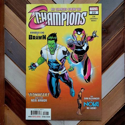 Champions 22 Nm Marvel 2018 1st Amadeus Cho Becomes Braun New Ironheart Armor Comic Books