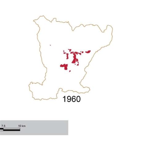 Evolu O Da Mancha Urbana De Atibaia Atibaia Adaptado