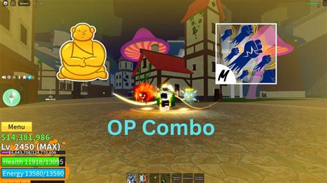 Buddha One Shot Combo Roblox Blox Fruits Youtube