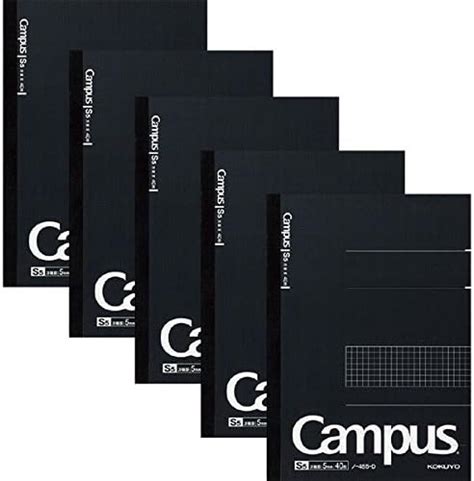 Kokuyo Campus Notes Semi B Mm Grid Ruler Sheets Black