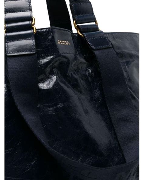 Isabel Marant Wardy Tote Bag In Blue Lyst UK