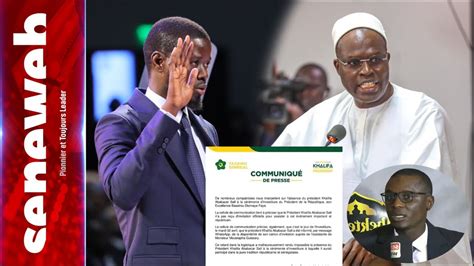 Absence de Khalifa Sall à l investiture de Diomaye l analyse de