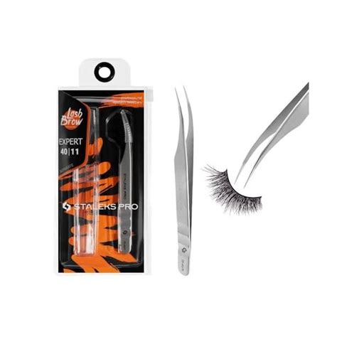 Staleks Pro Pince Professionnelle Pour Extension De Faux Cils En Ac