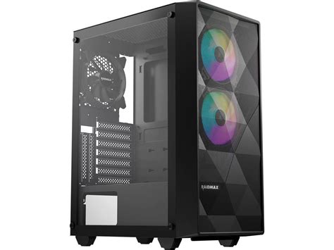 Raidmax Meshian X Pc Case Mid Tower Gaming Pc Case With Diamond