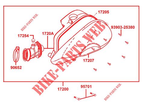 Boite A Air Pour Kymco Agility Rs Naked Renouvo T Euro Ii Kymco