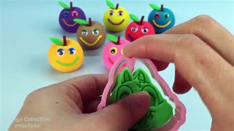 Play Doh Apples Smiley Face With Chip And Dale Molds Fun And Creative