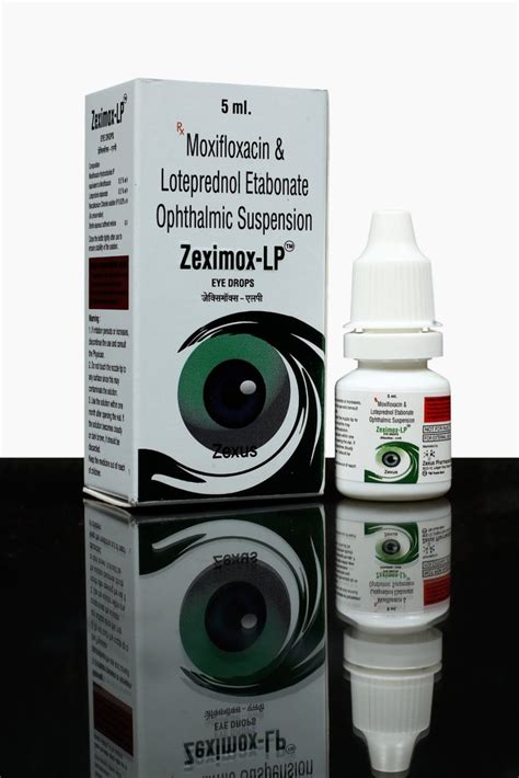 Zeximox Lp Eye Drops Loteprednol Etabonate Moxifloxacin