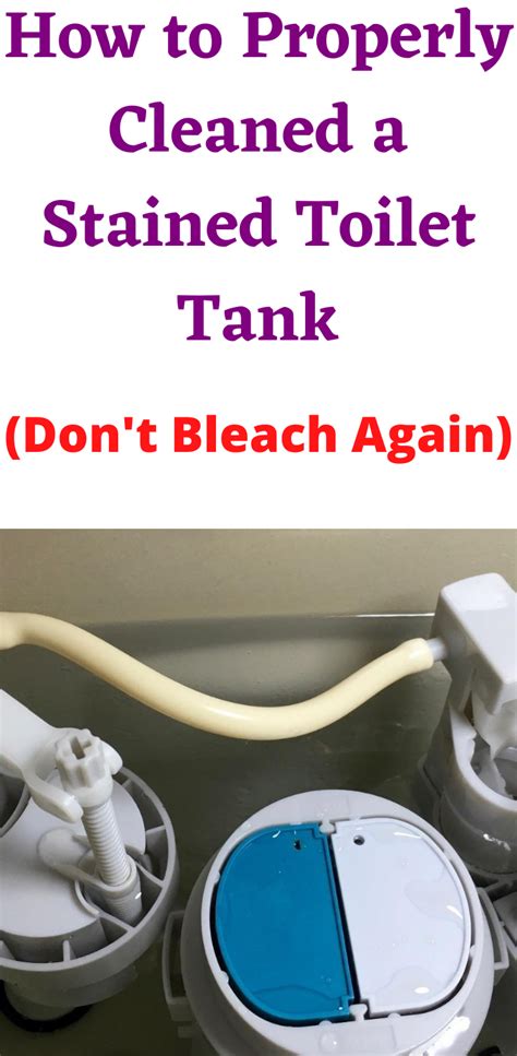 Cleaning A Toilet Tank Without Bleach Toilet Tank Cleaning Toilet Tank Vinegar Cleaning