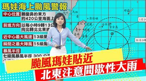 【麥玉潔報氣象】颱風瑪娃貼近 北東注意間歇性大雨｜中颱瑪娃龜速 宜蘭 北部防大雨 南部高溫 20230531 中天新聞ctinews Youtube