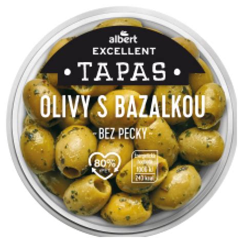 Tapas Olivy s bazalkou Albert Excellent levně Kupi cz