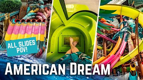 Dreamworks Water Park All Waterslides Pov America S Largest Indoor