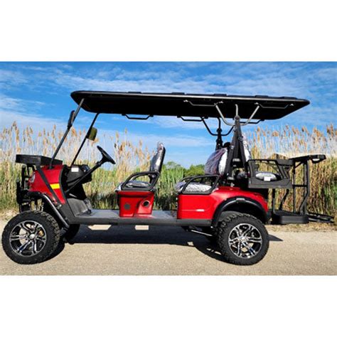 48v Electric Golf Cart 6 Seater Lifted Renegade Edition Utility Golf Import Junkies