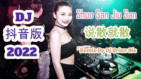Shuo San Jiu San 说散就散 Hot Remix By Dj Brian Bie DJ抖音版 YouTube