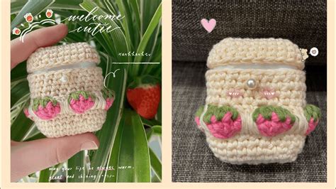 Crochet Airpod Cases M C Bao Ng Airpod Tr I D U Si U C Ng Ch A T I