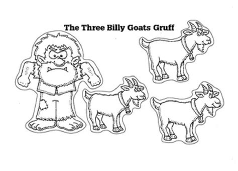 Three Billy Goats Gruff Printables