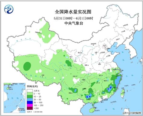 科学网—昨日我国获得降水211亿立方米（20180601） 张学文的博文