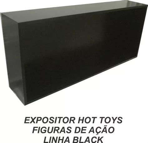 Estante Expositor Hot Toys Nicho Bonecos Linha Black Marvel Parcelamento Sem Juros