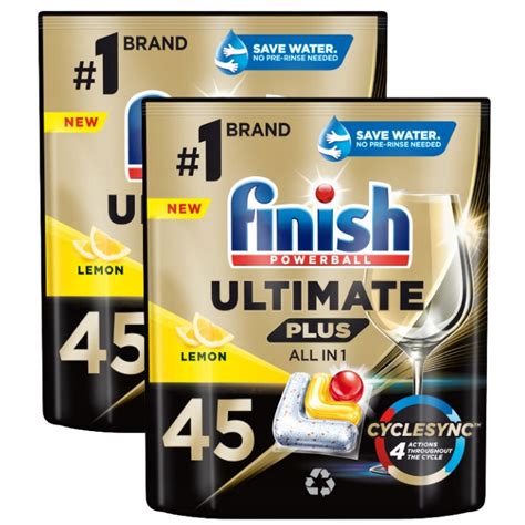 Finish Ultimate Plus Kapsułki do Zmywarki 90 Lemon 13486666674 Allegro pl