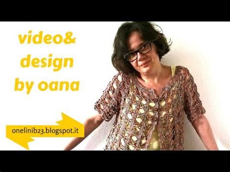 Giacca Pizzo All Uncinetto By Oana Youtube Crochet Cardigan