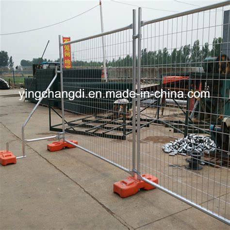 Galvanized PVC Coated Welded Wire Mesh Temporary Fence Temporary