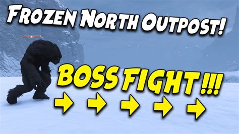 Frozen North Outpost Boss Fight Conan Exiles Youtube