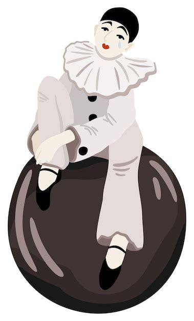 Premium Vector A Cartoon Of A Woman Wearing A White Hat And Holding A