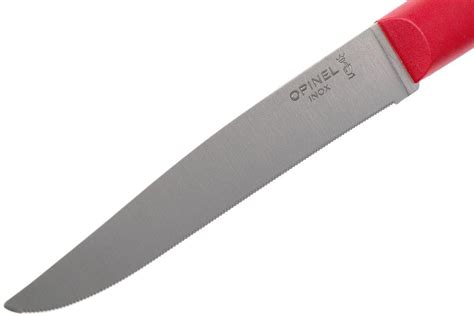 Opinel Bon Appétit couteau de table N125 rouge lame micro dentée