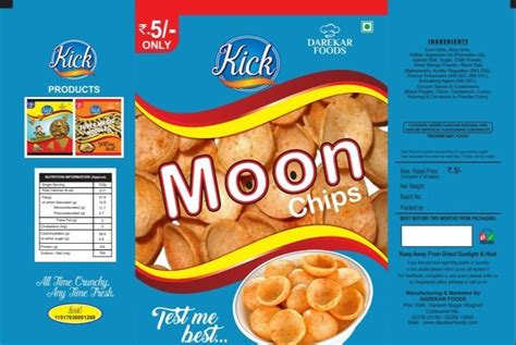 Kick Packet Moon Chips, Packaging Size: 25 Grams at Rs 3.25/packet in Pune