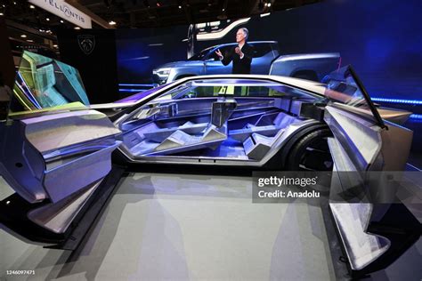 Peugeot Previews Its Futuristic Inception Concept Ev At The Ces 2023 News Photo Getty Images