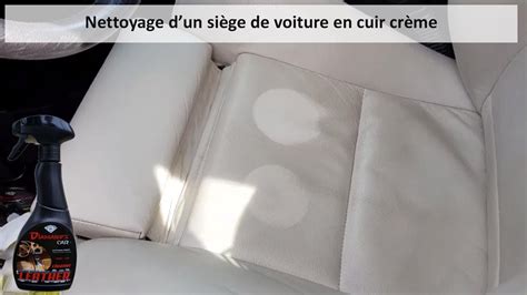 Nettoyage d un siège de voiture en cuir crème 06 37 37 37 76 YouTube