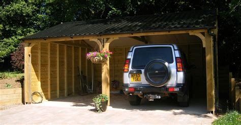 Wooden Carports In Devon By Shields Garden Buildings