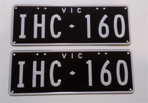 Victorian Number Plates For Sale Forum Historic Commercial Vehicle