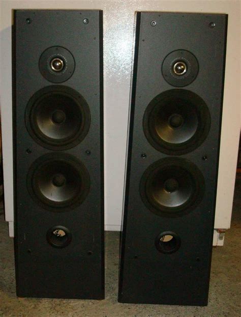 Polk Audio Ls Speakers Vintage Floor Standing Towers Test Working