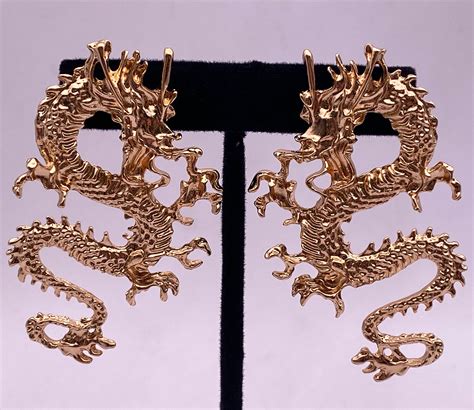 Chinese Dragon Serpent Earrings Dragon Zone Australia