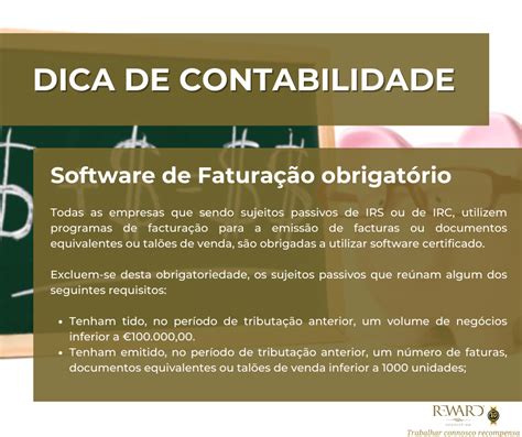 Dicas de Contabilidade Software de Faturação Obrigatório