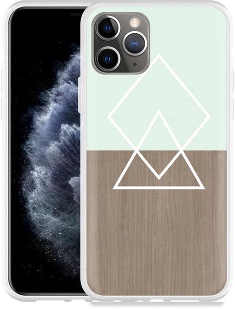 Geschikt Voor Apple Iphone Pro Hoesje Wood Simplicity Designed By