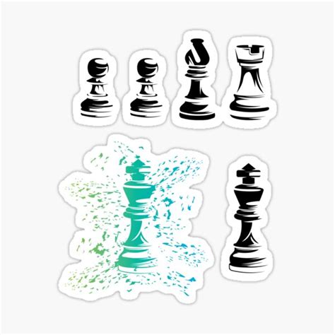 "Pieces Bundle Pack Chess Chess Stickers Sticker Symbol Association ...