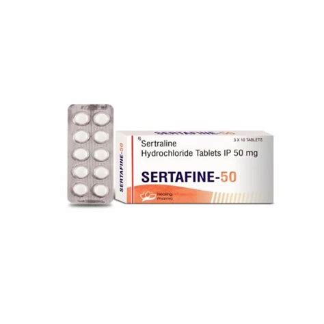 Sertraline Tablets IP Sertafine 100 50 Mg At Rs 10 Stripe Sertraline