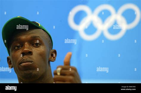 Usain bolt beijing 2008 olympics hi-res stock photography and images ...