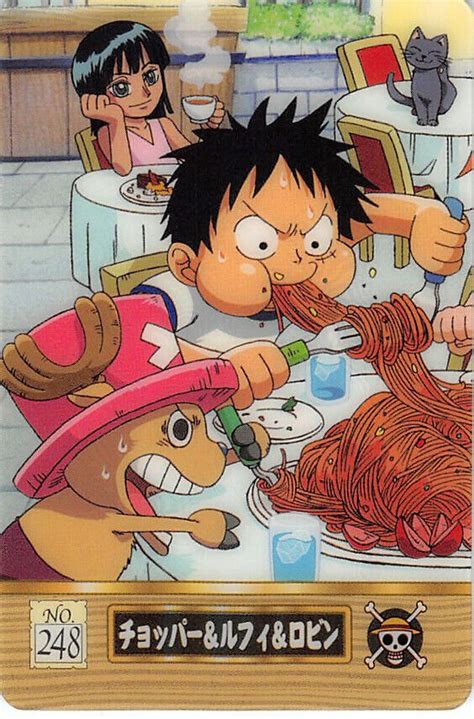 One Piece Trading Card Gumi No 248 Chopper Monkey D Luffy Nico