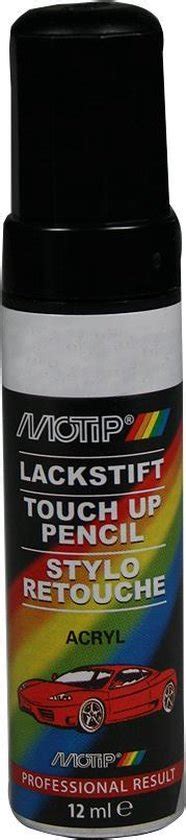 Motip Lakstift Kompakt Acryl Autolak Zwart 946860 12 Ml Bol